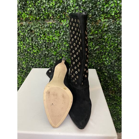 BCBGeneration Mid Calf Black Suede Boot Women’s Size 10M - Picture 7 of 8